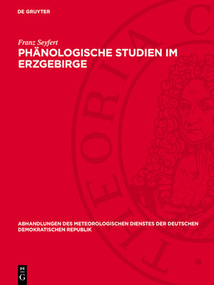 cover image of Phänologische Studien im Erzgebirge
